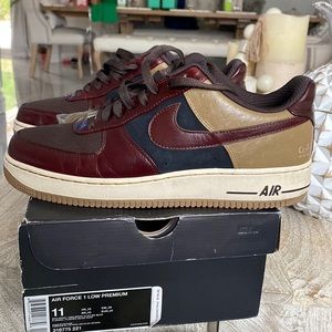 Nike Air Force 1 low premium Clark Kent brown men size 11